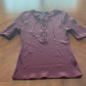 Women’s ribbed stretch shirt